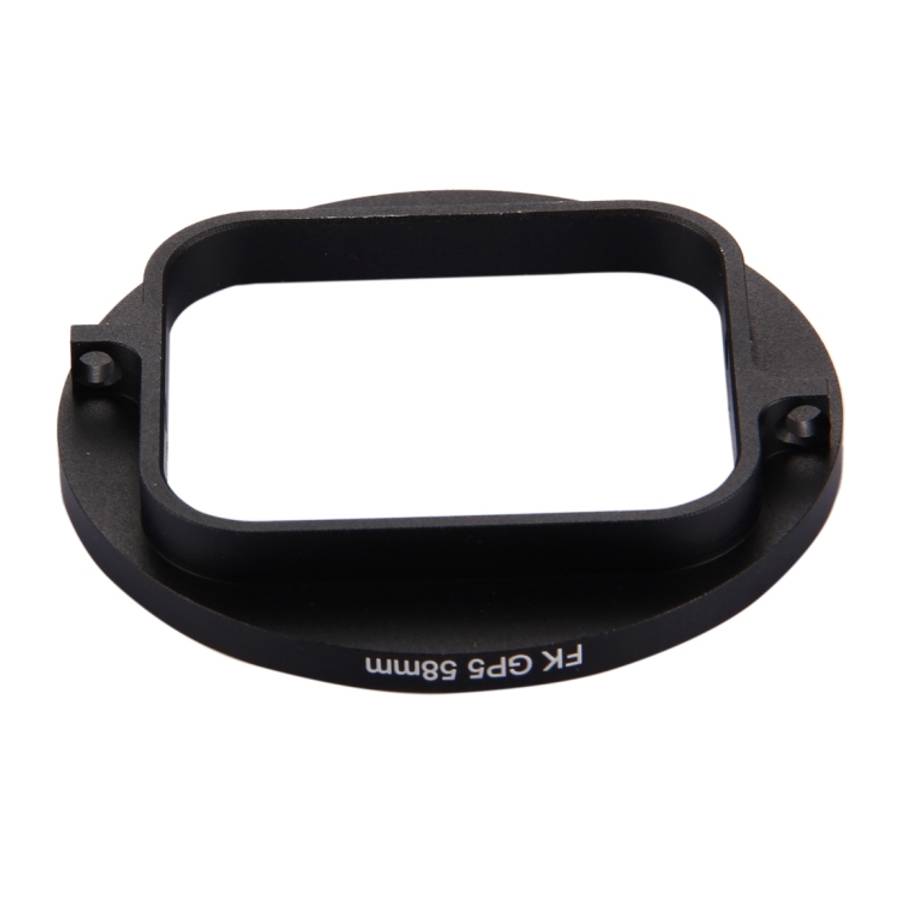 58mm 3 in 1 Round Circle UV Lens Filter with Cap for GoPro HERO7 Black/6 /5