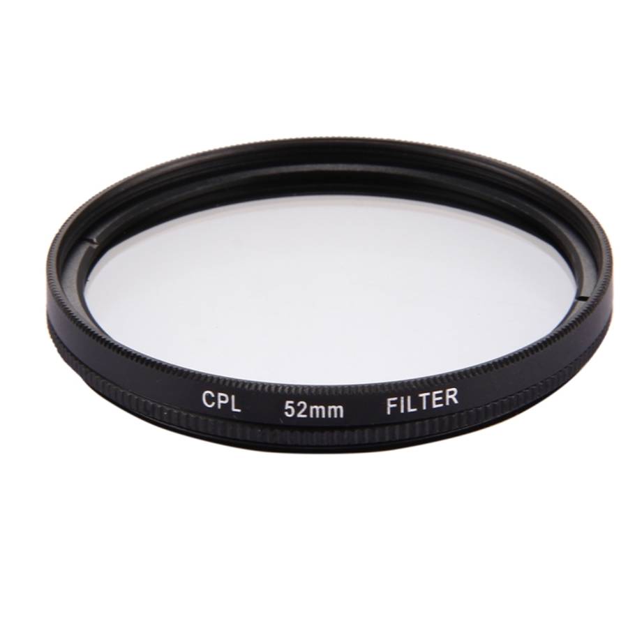 52mm 3 in 1 Round Circle CPL Lens Filter with Cap for GoPro HERO7 Black/6 /5