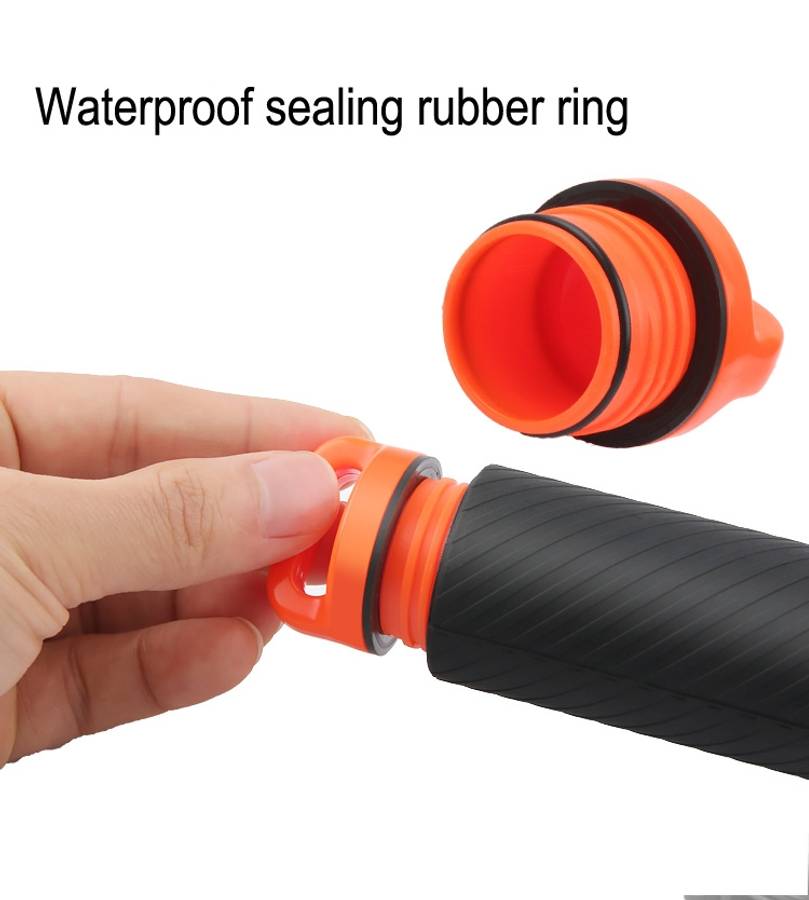 Shutter Trigger + Dome Port Lens Transparent Cover + Floating Hand Grip Diving Buoyancy Stick wit...