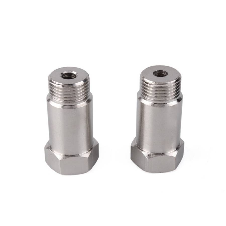 2 PCS Car 45mm Oxygen Sensor Adapter Oxygen Extension Modified Connector M18x1.5