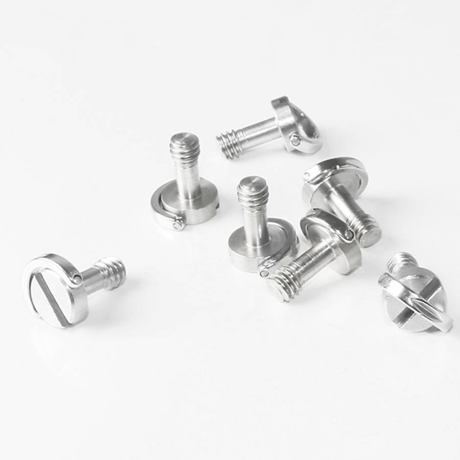 BEXIN LS095 2 PCS D Ring Screws Camera Plate Mount 1/4 inch Quick Release Screws