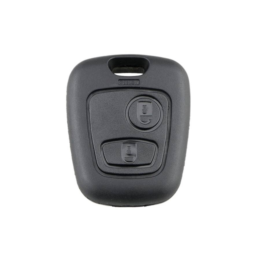 Car Key Case for Peugeot 2-button Straight Board with 206 Socket, without Blade