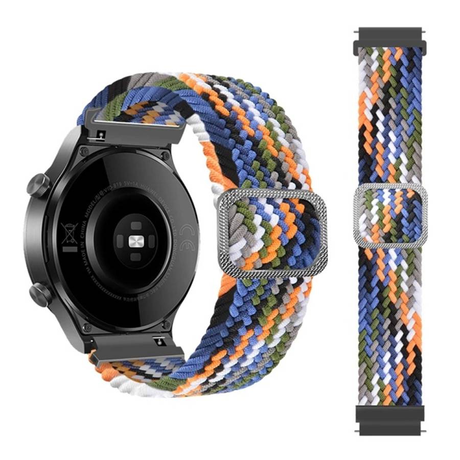 Universal Adjustable Nylon Braided Elasticity Replacement Strap Watchband, 20mm, 22mm