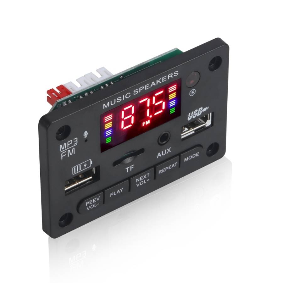 JX-810BT Car 12V Audio MP3 Player Decoder Board FM Radio USB, with Bluetooth / Remote Control / R...