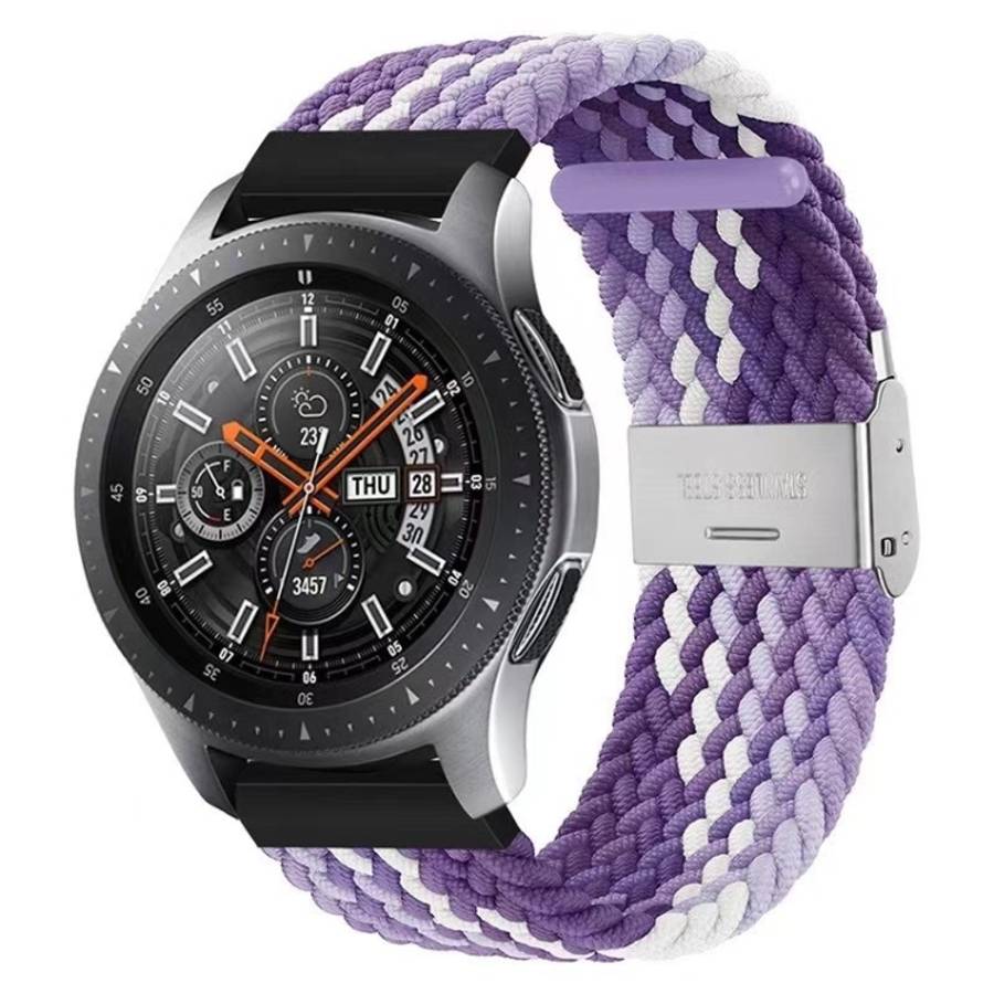 22mm Universal Nylon Braided Metal Buckle Strap, 22mm