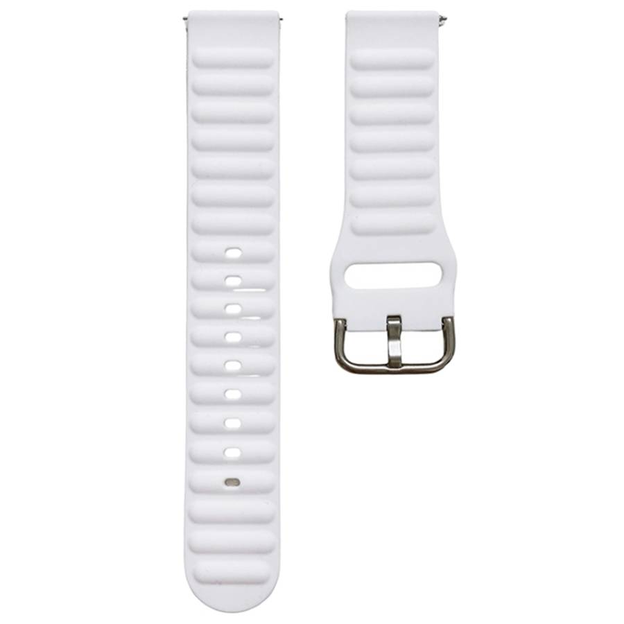 Universal Single Color Silicone Watch Band, 18mm, 20mm, 22mm