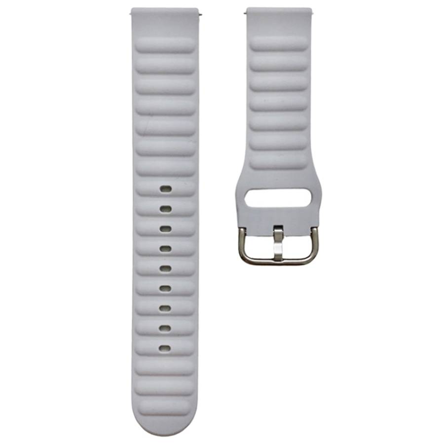 Universal Single Color Silicone Watch Band, 18mm, 20mm, 22mm