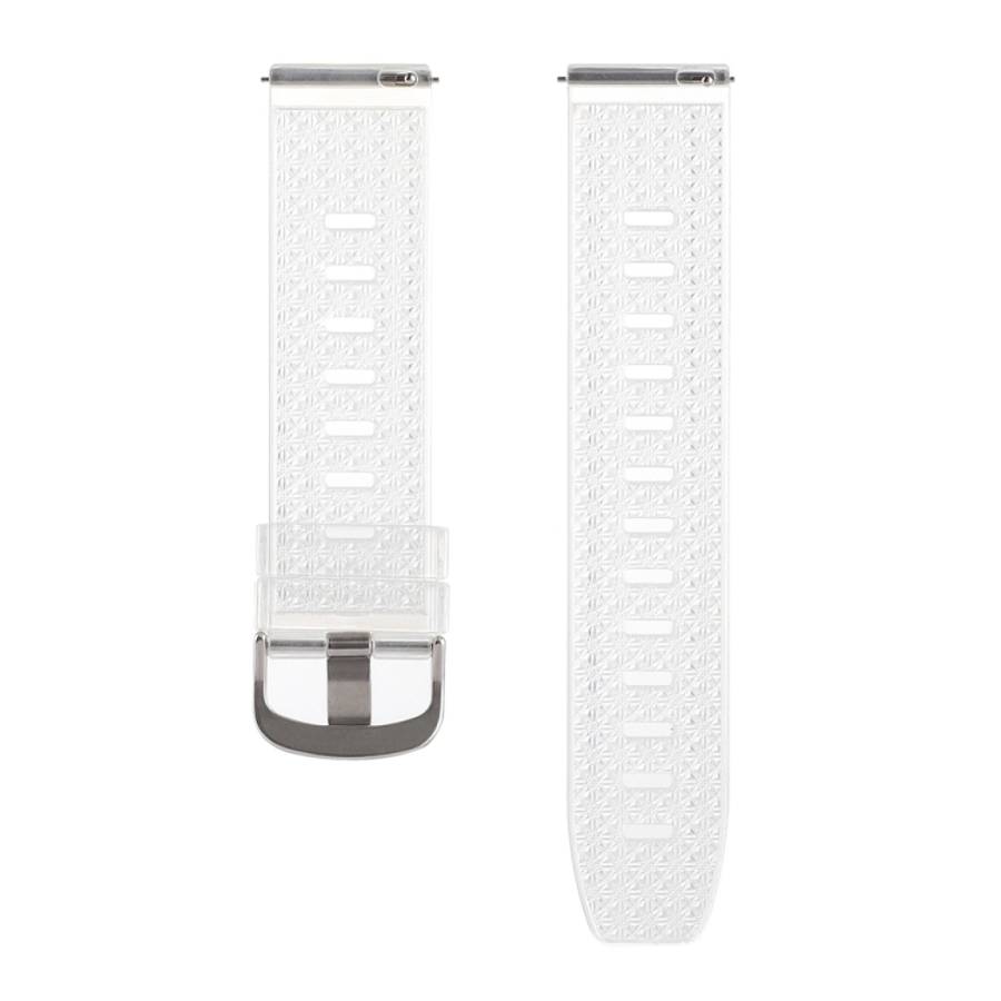 Diamond Texture Clear Glitter Watch Band, 20mm, 22mm