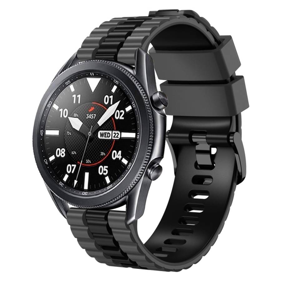 22mm Universal Ocean Style Silicone Two Color Watch Band