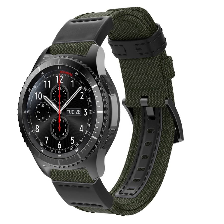Universal Nylon Leather Watch Band, 20mm, 22mm