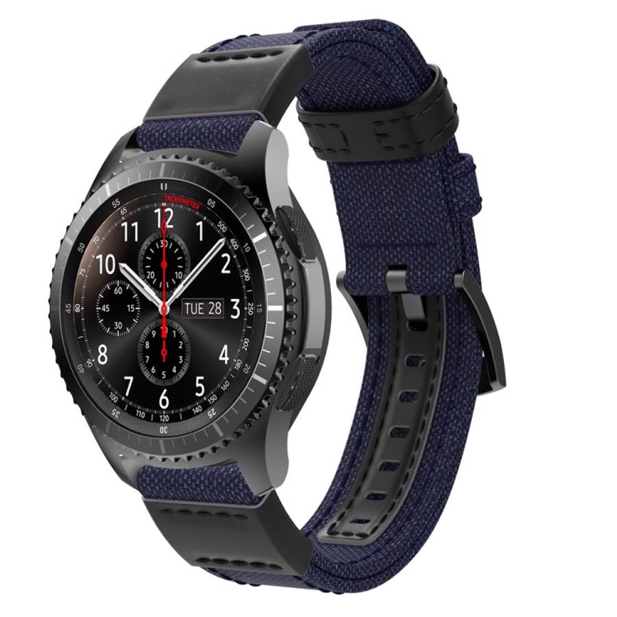 Universal Nylon Leather Watch Band, 20mm, 22mm