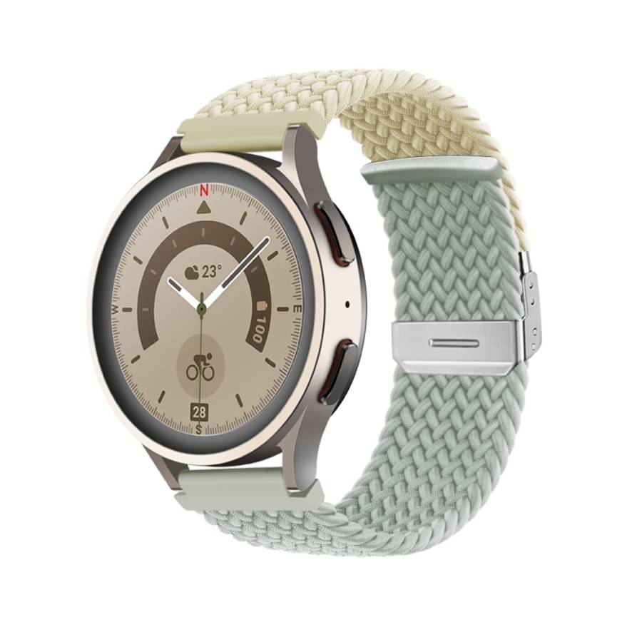Buckle Braided Nylon Watch Band, 20mm, 22mm