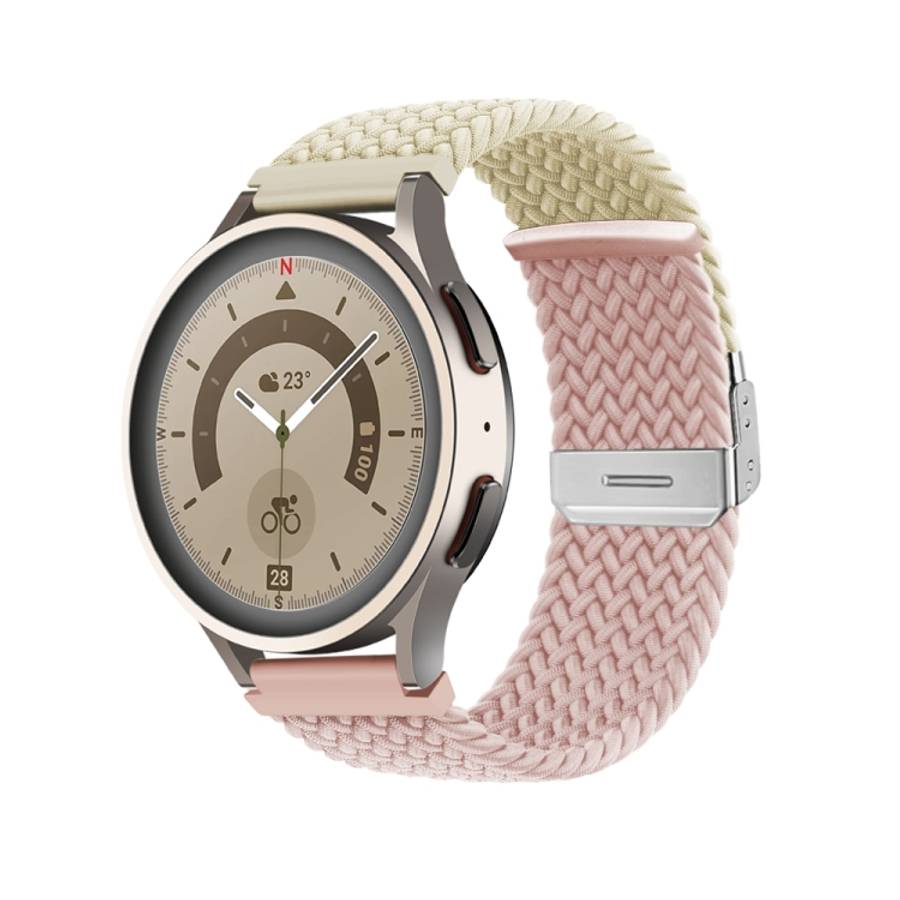 Buckle Braided Nylon Watch Band, 20mm, 22mm