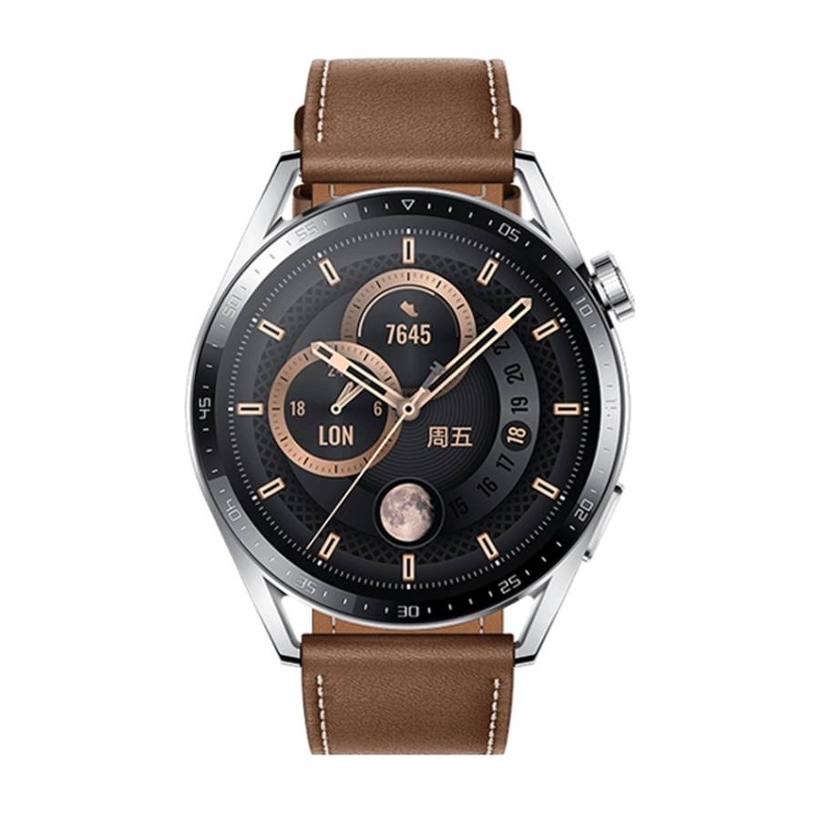 Universal Square Tail Leather Watch Band, 22mm