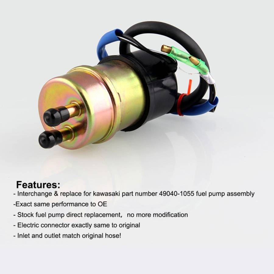 12V Electric Fuel Pump 49040-1055 for Kawasaki