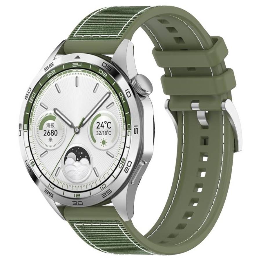 xDfind Hybrid Nylon Braid Silicone Watch Band, 20mm, 22mm