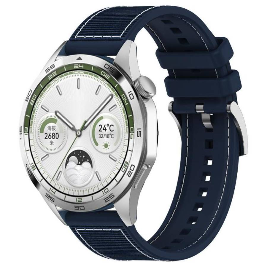 xDfind Hybrid Nylon Braid Silicone Watch Band, 20mm, 22mm