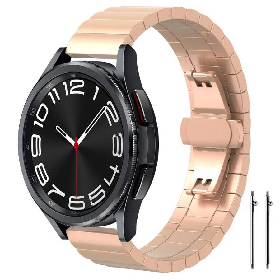 xDfind One-bead Bamboo Solid Stainless Steel Watch Band, 18mm, 20mm, 22mm, 14mm