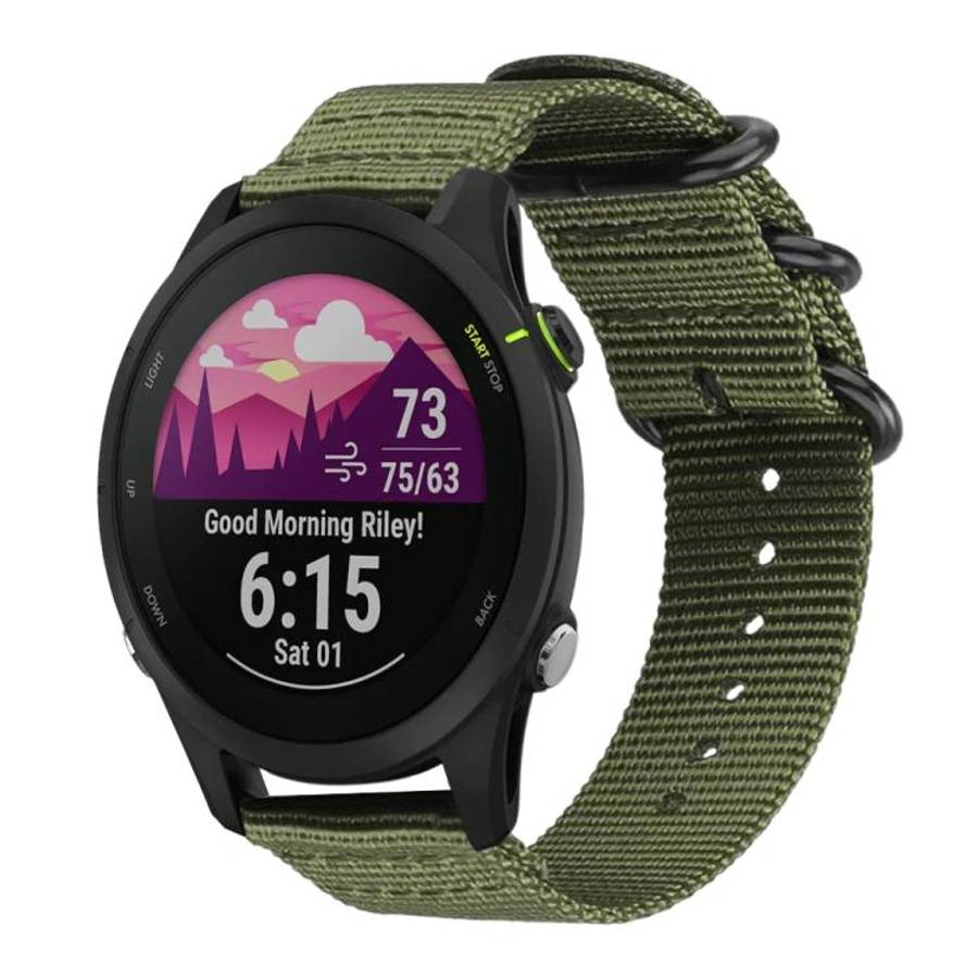 xDfind Ring Buckle Nylon Canvas Watch Band, 18mm, 22mm, 20mm, 24mm