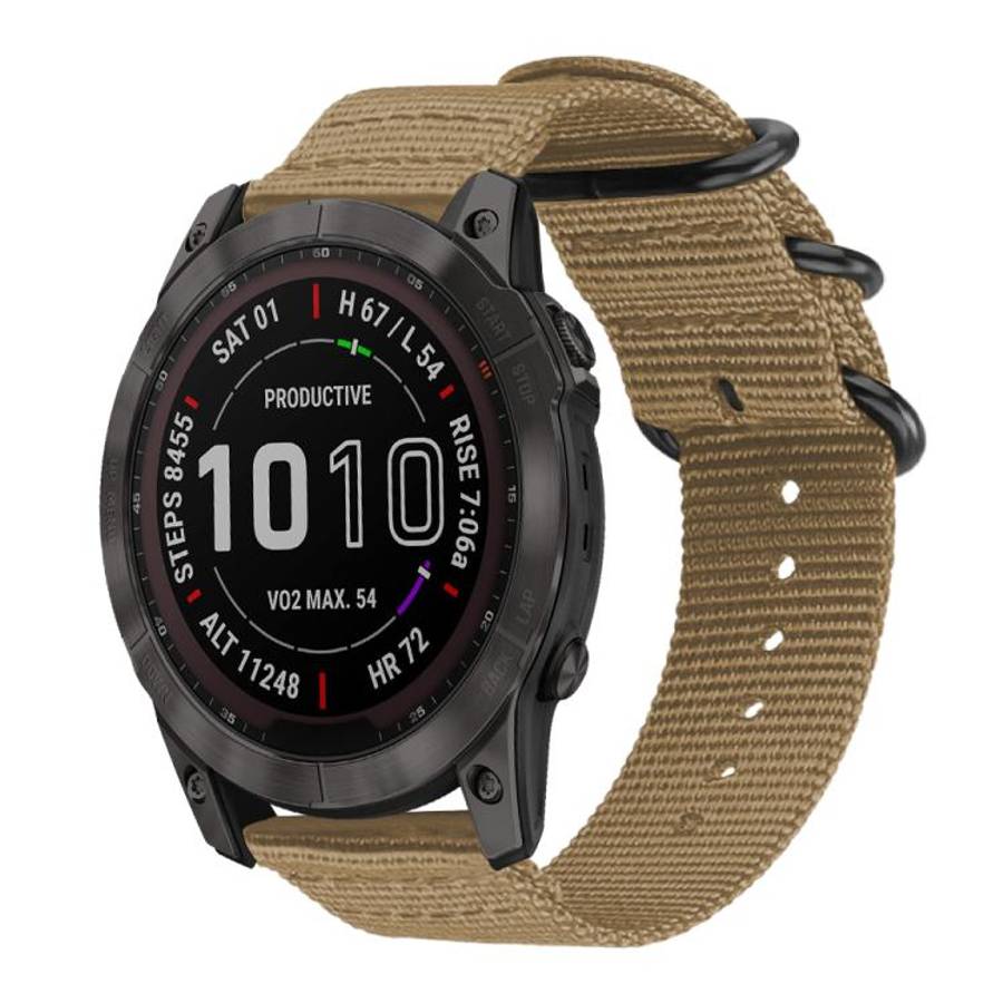 xDfind Ring Buckle Nylon Canvas Watch Band, 18mm, 22mm, 20mm, 24mm