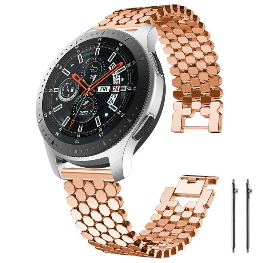 xDfind Fish Scale Texture Metal Watch Band, 22mm, 20mm, 18mm