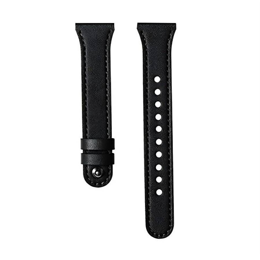 xDfind Double Ring Single Rivet Genuine Leather Watch Band, 20mm, 22mm
