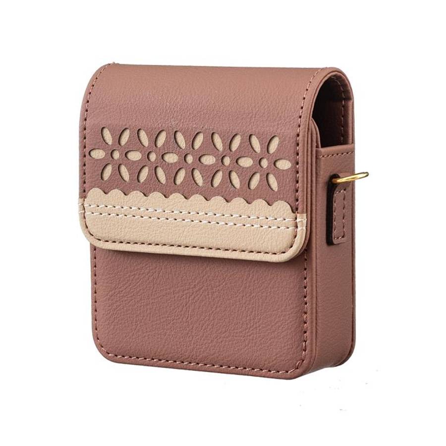 BFB13 BINFEN Color Flowers Crossbody Flip Phone Leather Bag