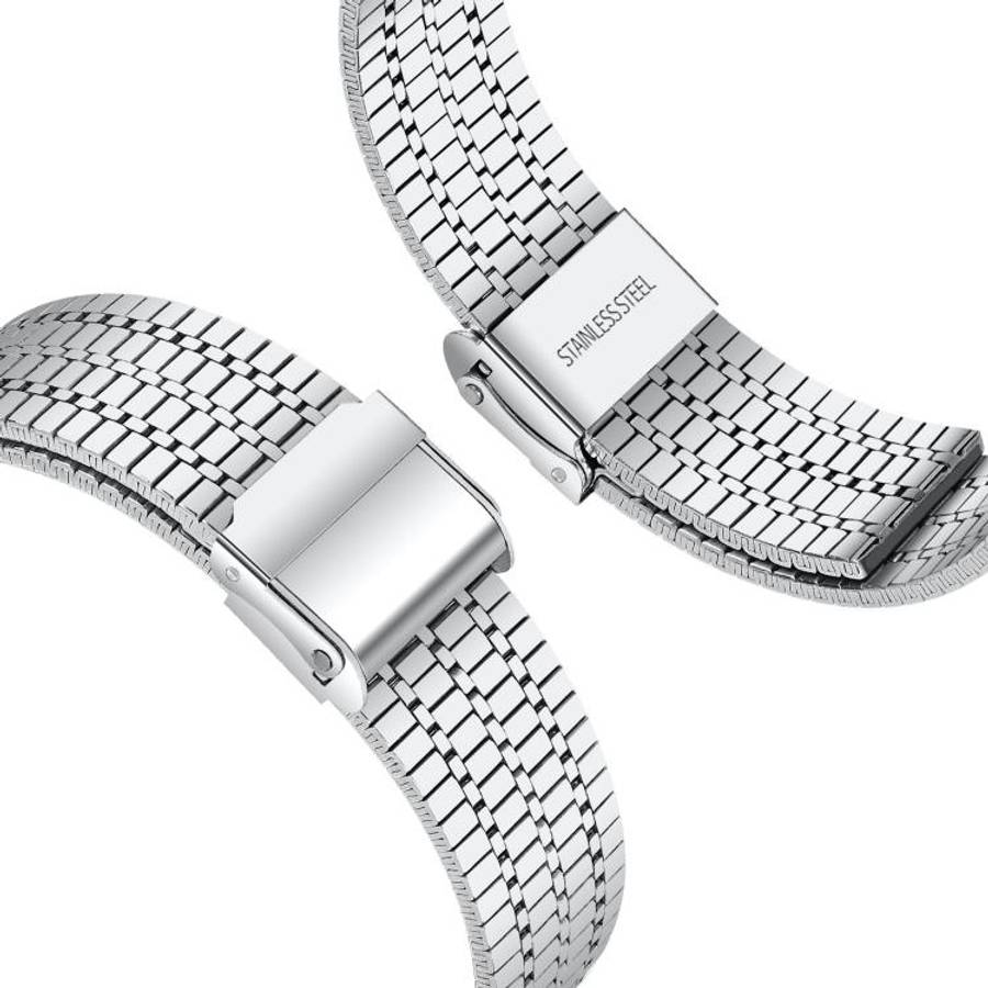 xDfind Seven Beads Buckle Stainless Steel Watch Band, 20mm, 22mm