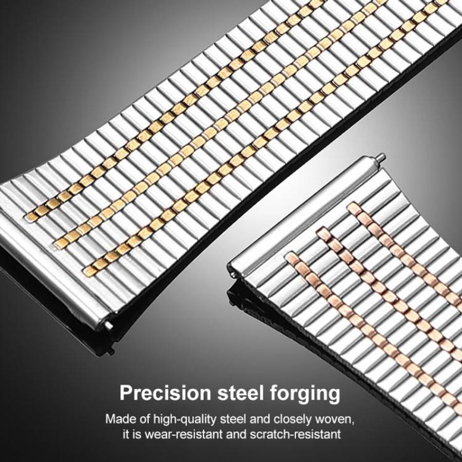 xDfind Seven Beads Buckle Stainless Steel Watch Band, 20mm, 22mm
