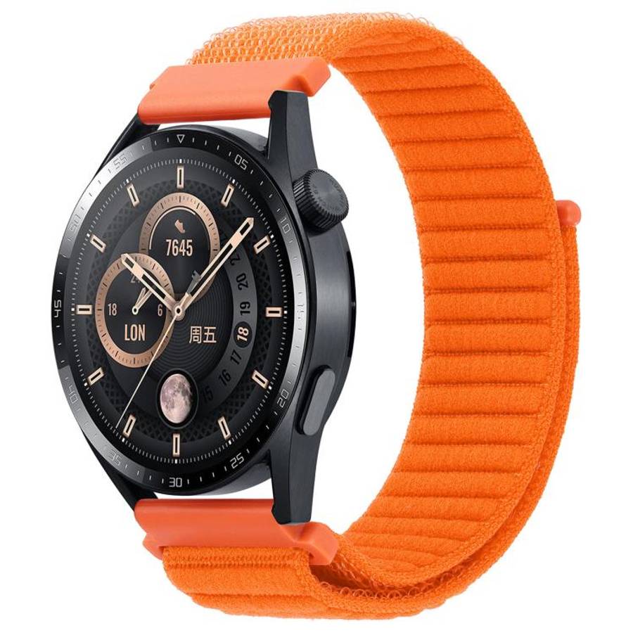 xDfind Wave Texture Nylon Hook and Loop Fastener Watch Band, 20mm, 22mm