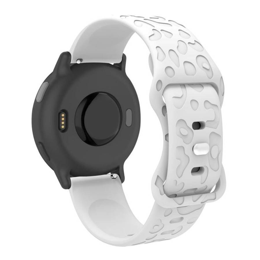 xDfind Leopard Print Silicone Watch Band, 18mm, 20mm, 22mm