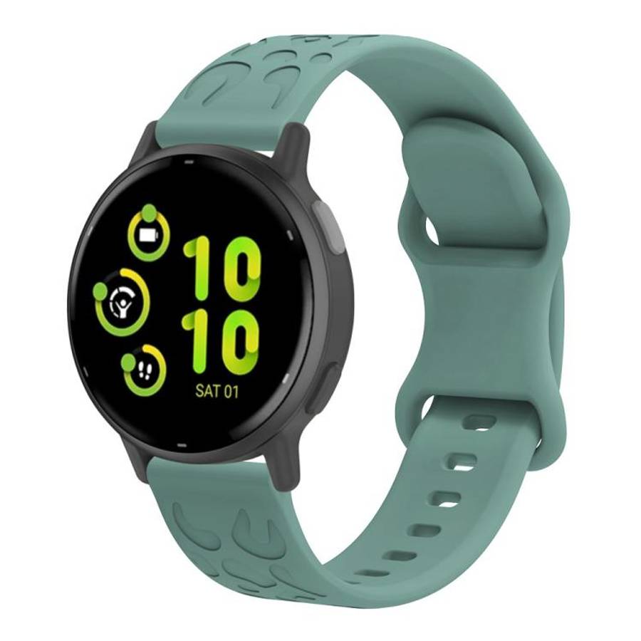xDfind Leopard Print Silicone Watch Band, 18mm, 20mm, 22mm
