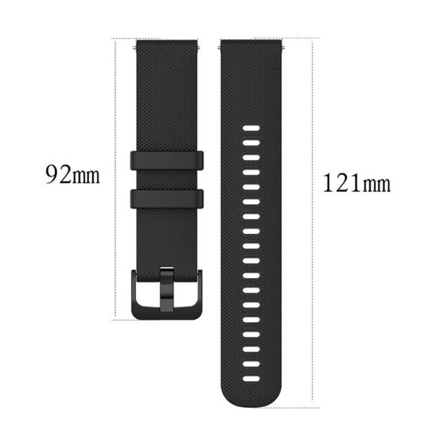 5 Pack xDfind Small Plaid Solid Color Silicone Watch Band, 18mm, 20mm, 22mm