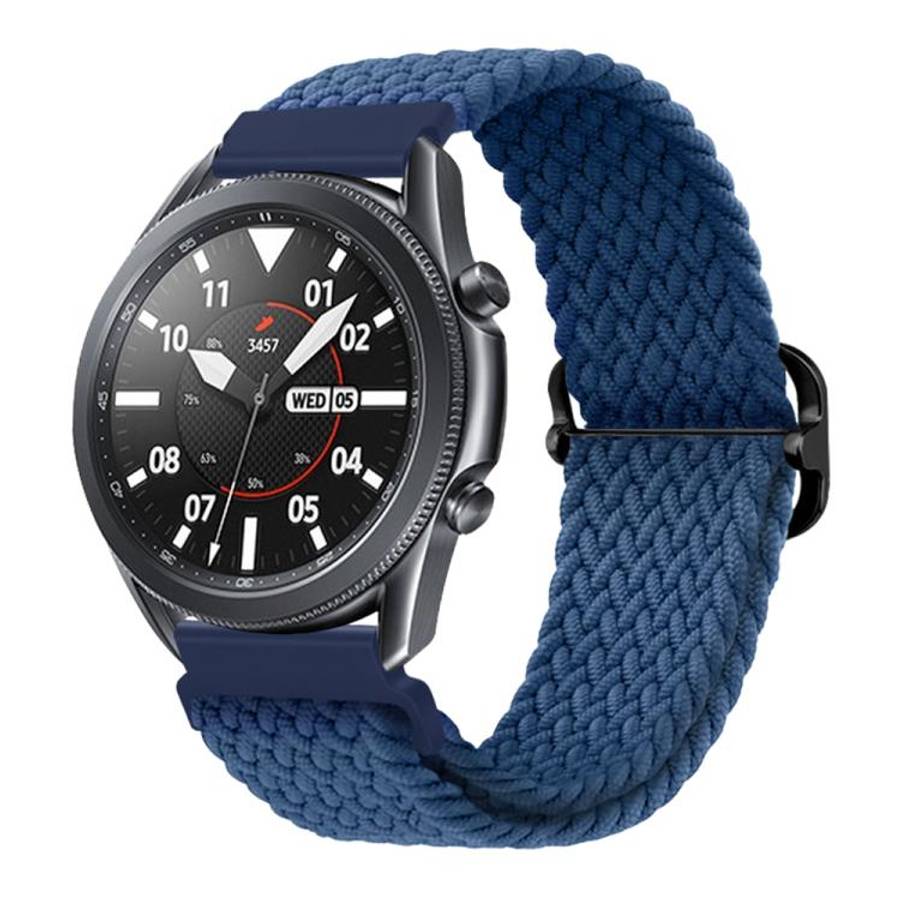 xDfind Sliding Buckle Nylon Braided Watch Band, 20mm, 22mm