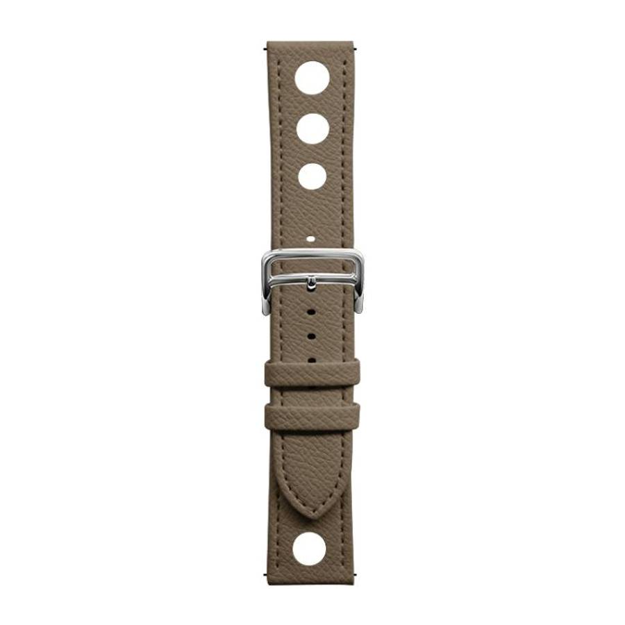 xDfind Flat-head Hole Palm Texture Vegan Leather Watch Band, 20mm, 22mm