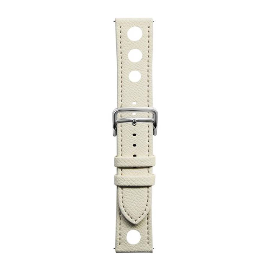 xDfind Flat-head Hole Palm Texture Vegan Leather Watch Band, 20mm, 22mm