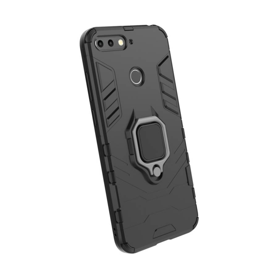 PC + TPU Shockproof Protective Case for Huawei Honor 7A, with Magnetic Ring Holder, For Huawei Ho...