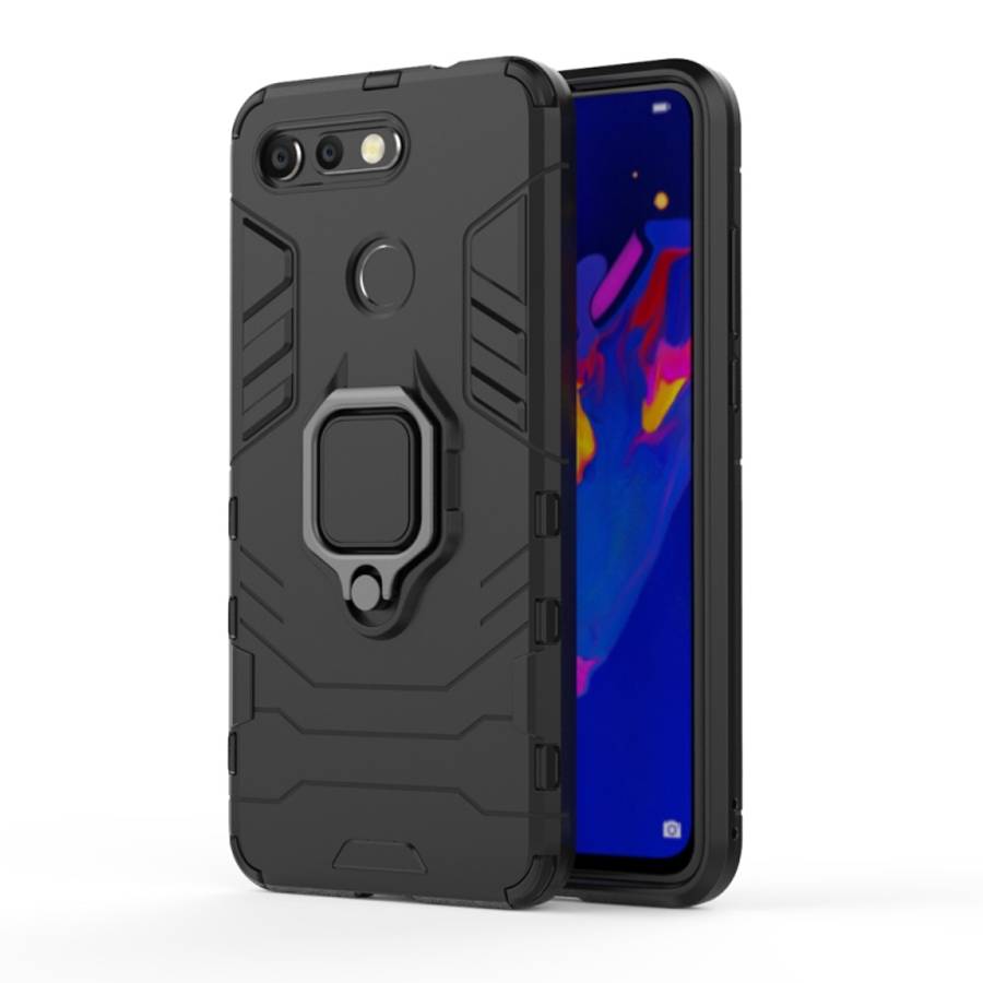 PC + TPU Shockproof Protective Case for Huawei Honor View 20, with Magnetic Ring Holder, For Huaw...