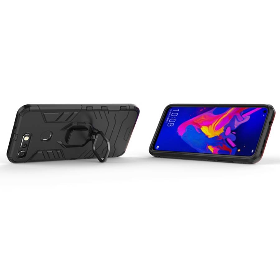 PC + TPU Shockproof Protective Case for Huawei Honor View 20, with Magnetic Ring Holder, For Huaw...