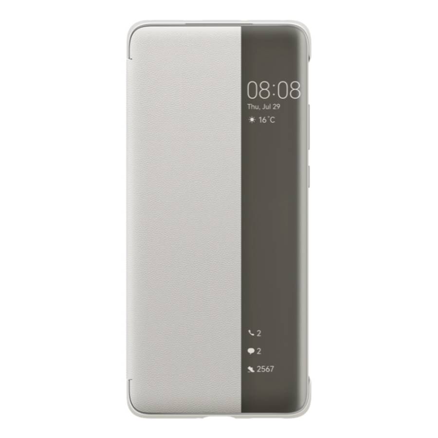 For Huawei P50 Pro Smart Display View Window Flip Leather Protective Case with Sleep / Wake-up Fu...
