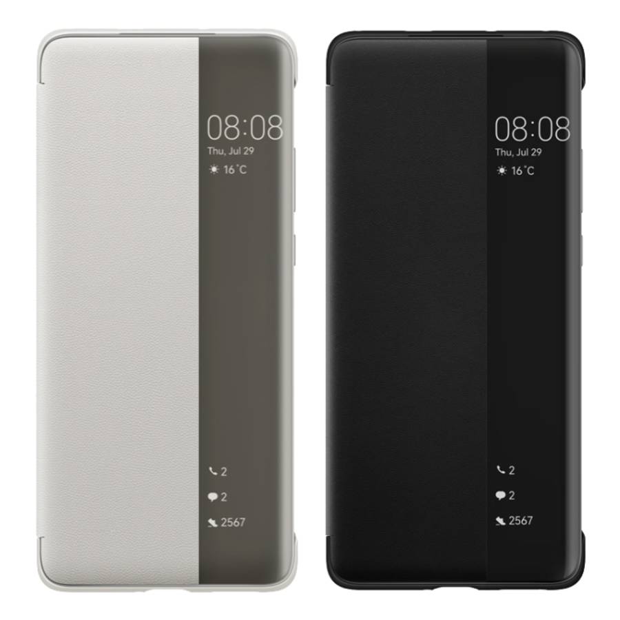 For Huawei P50 Pro Smart Display View Window Flip Leather Protective Case with Sleep / Wake-up Fu...