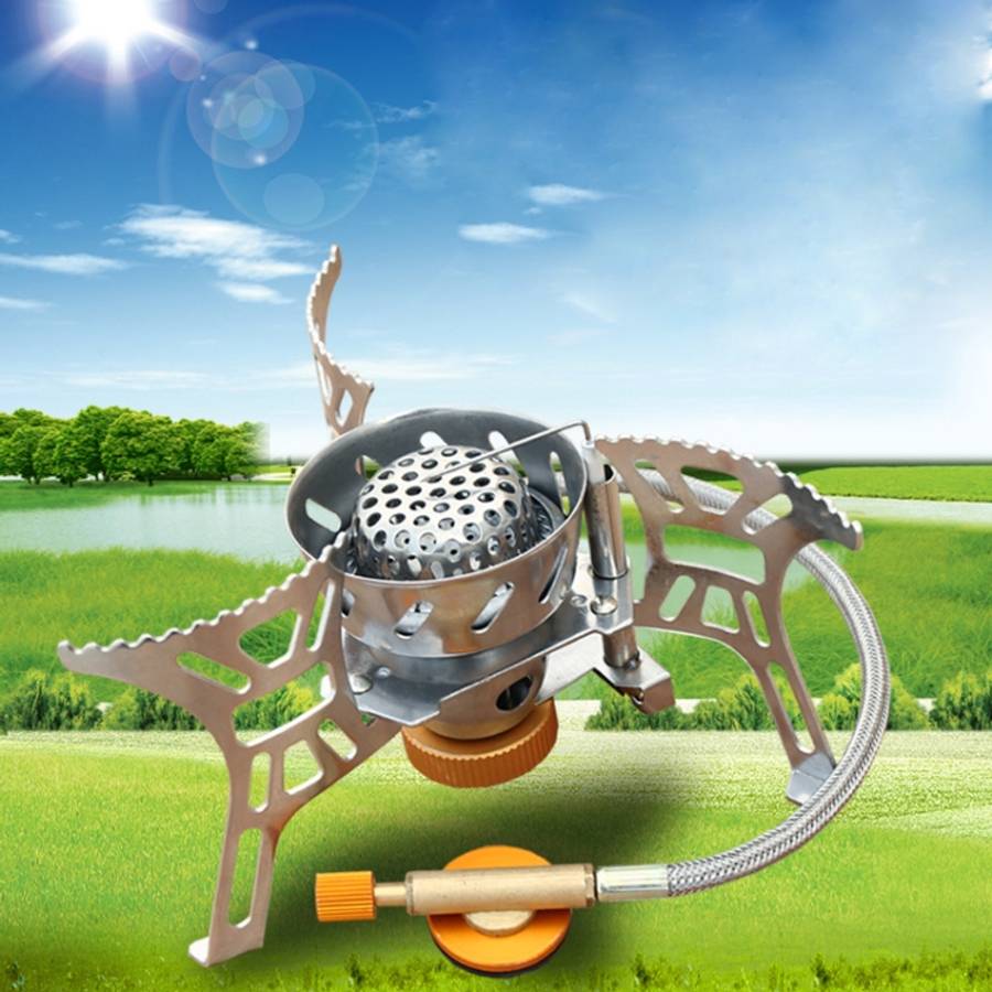 Portable Outdoor Split Type 3700W Backpack Anti-Blast Stove Cooking Tools