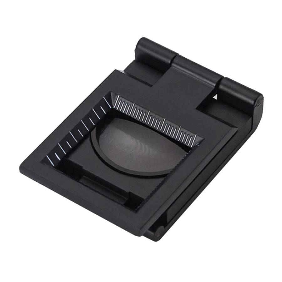 Mini Desk Style 10x Magnification Loupe Metal Antique Magnifier