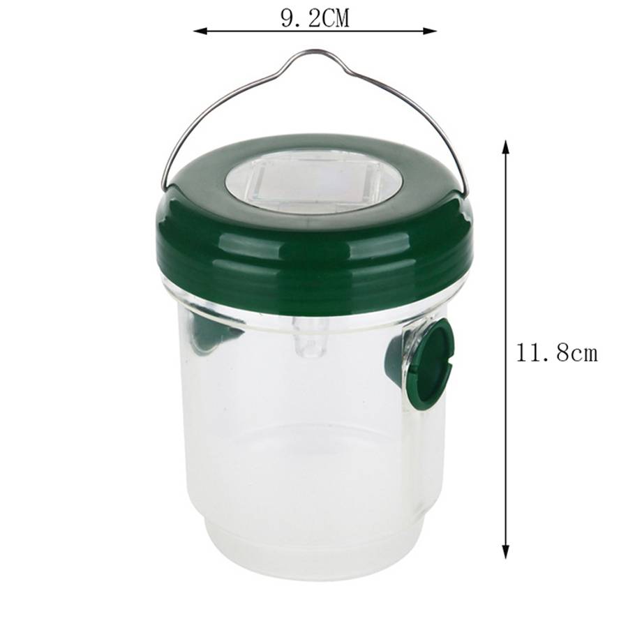 Solar Powered LED Fly Bee Trap Catcher Insect Control Tool