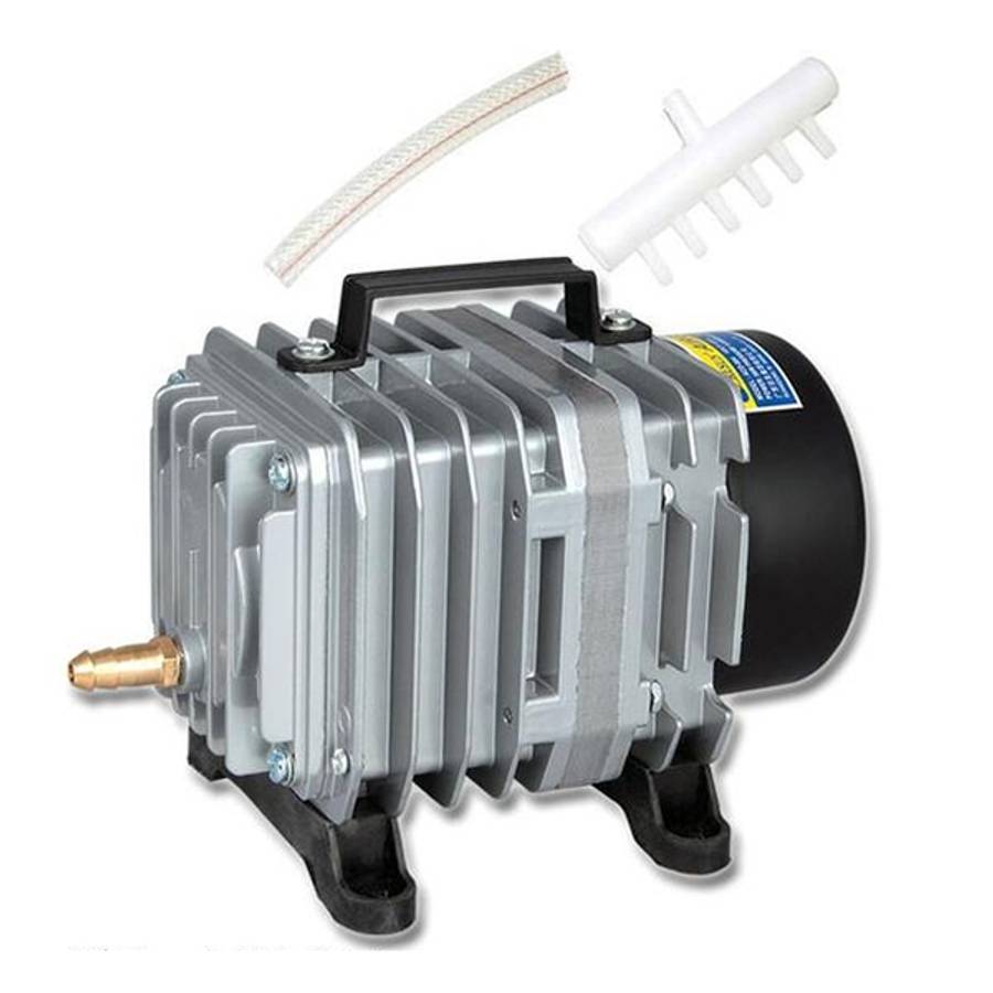 ACO-004 58W 75L/Min Electromagnetic Air Pump Compressor Seafood Fish Tank Increase Oxygen Air Flo...
