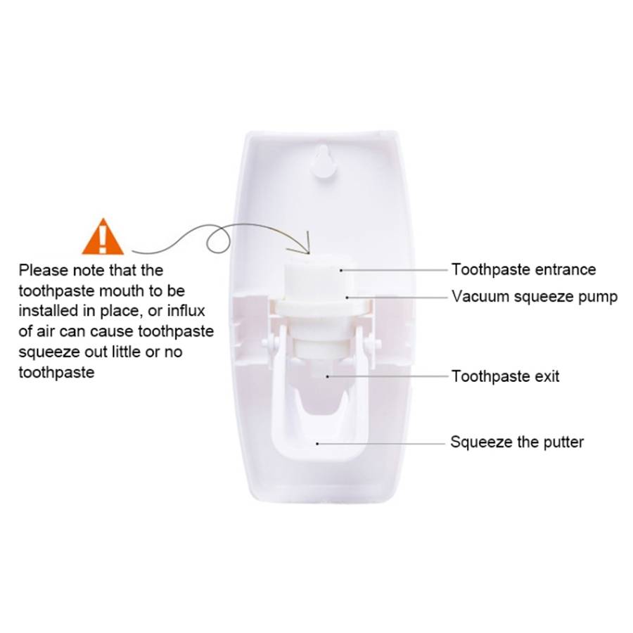 Automatic Toothpaste Dispenser Set with 5 Toothbrush Holder