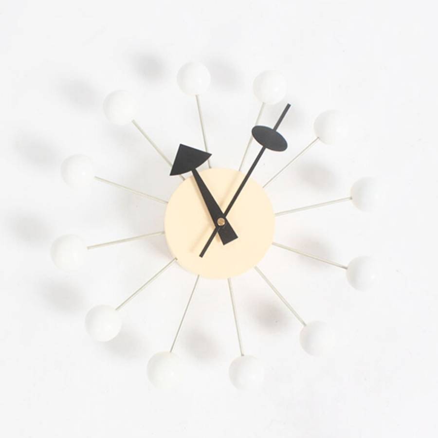 Stylish Background Minimalis Circular Balls Candy Wall Clock Creative Decoration Clock Ferris Whe...