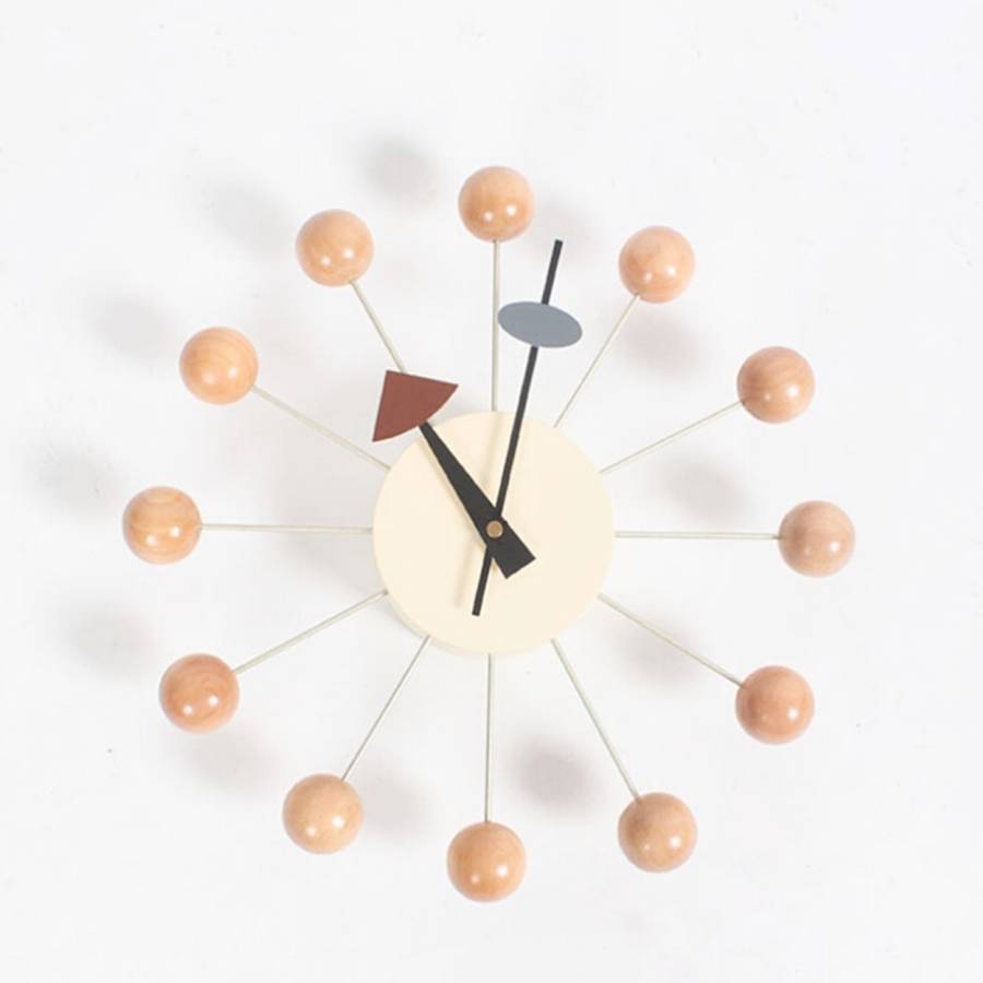 Stylish Background Minimalis Circular Balls Candy Wall Clock Creative Decoration Clock Ferris Whe...