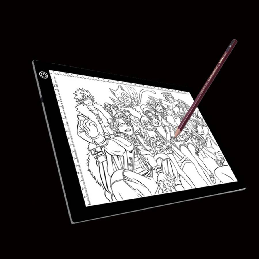 A4 Size 5W 5V LED Three Level of Brightness Dimmable Acrylic Copy Boards for Anime Sketch Drawing...