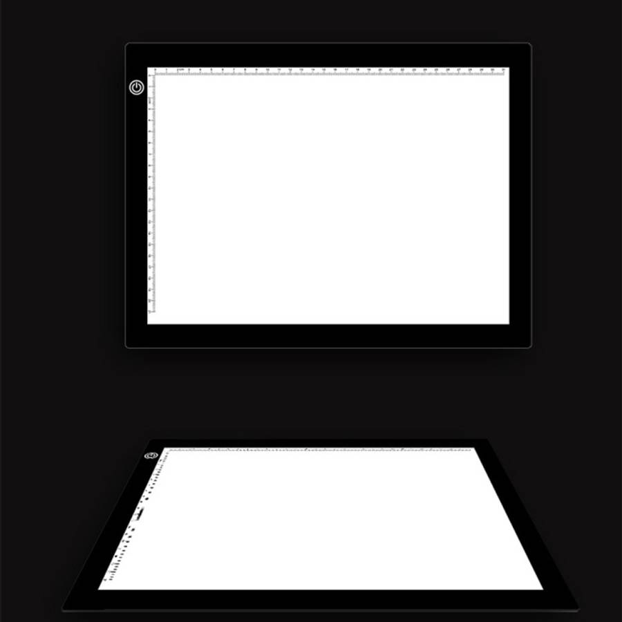 A4 Size 5W 5V LED Three Level of Brightness Dimmable Acrylic Copy Boards for Anime Sketch Drawing...